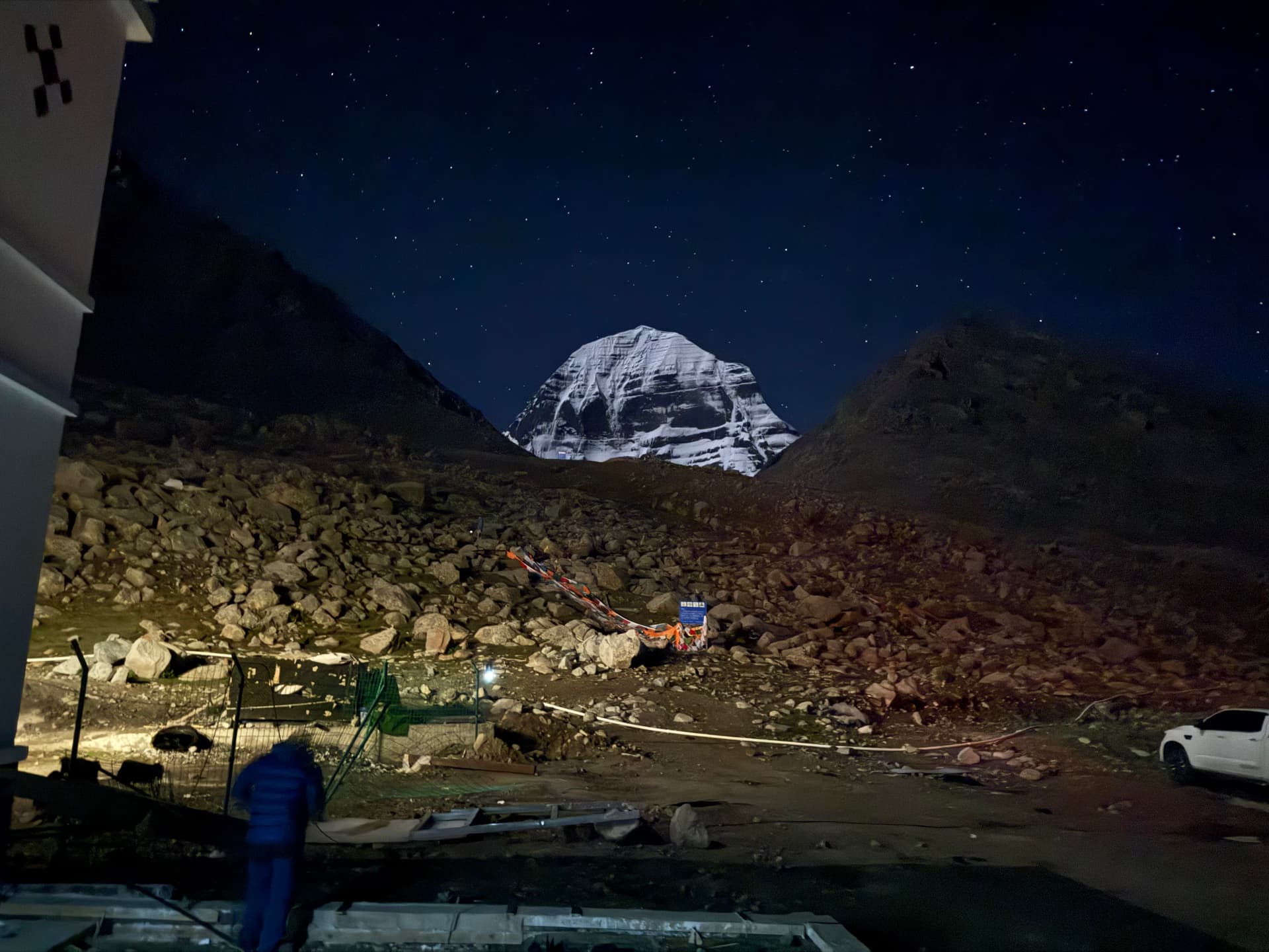 Kailash north face at 2:53 AM captured by Suryansh