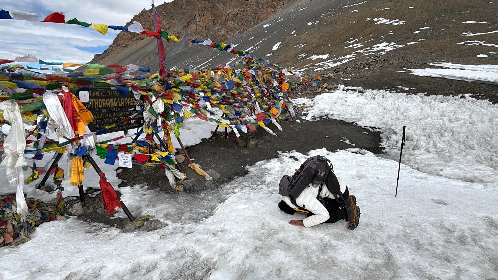Trekking path through the Annapurna region